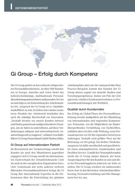 Zeitarbeits-Atlas 2012 - Personalwirtschaft