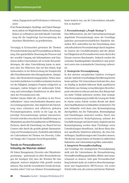 HR-Beratung 2013 - Personalwirtschaft