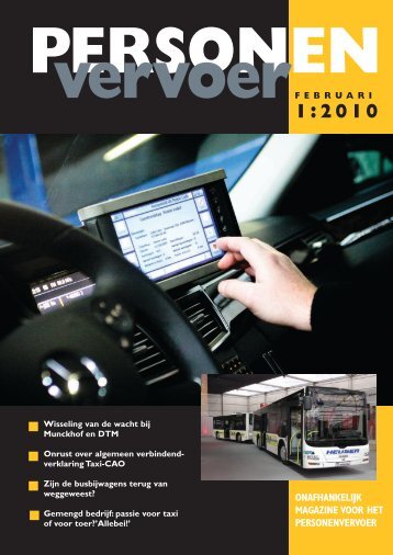 taxi - Personenvervoer Magazine