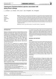 Calonectria (Cylindrocladium) species associated with ... - Persoonia