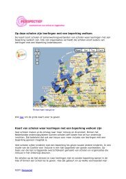 Kaart van scholen waar leerlingen met een beperking ... - Perspectief