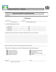 Homeless Third Party Verification Form - Perspectives Family Center