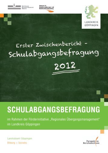 Schulabgangsbefragung 2012 - Perspektive Berufsabschluss