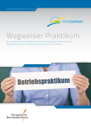 Wegweiser Praktikum - Perspektive Berufsabschluss