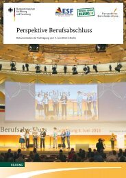 Dokumentation der Fachtagung vom 4.6.2013 in Berlin - Perspektive ...
