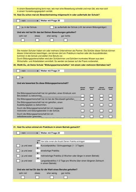 Fragebogen zur Schulabgangsbefragung 2012 - Perspektive ...