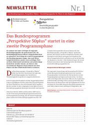 1. Ausgabe - Perspektive 50plus