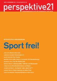 Sport frei! - Perspektive 21