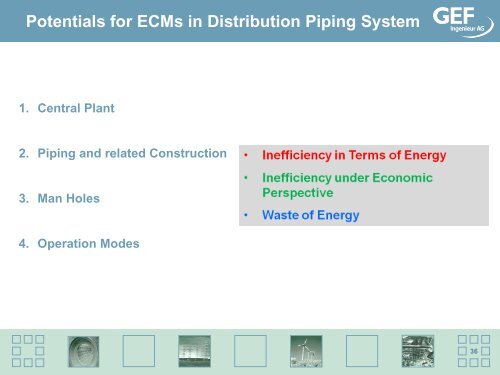 District Heating/Cooling System Optimization - The PERTAN Group