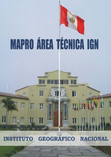 MAPRO Area Técnica IGN