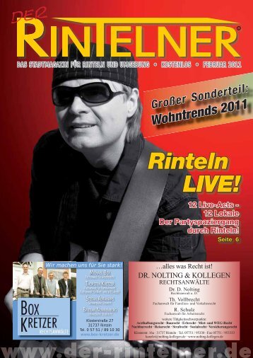 Rinteln LIVE! - Der Rintelner