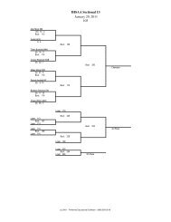 Sectional 13 Brackets 2011