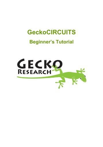 GeckoCIRCUITS - Power Electronics Systems Laboratory