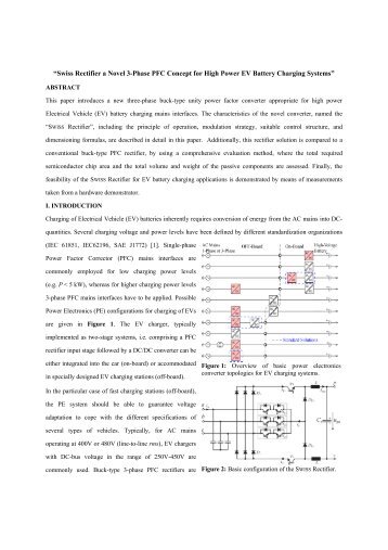“Swiss Rectifier a Novel 3-Phase PFC Concept for High Power EV ...