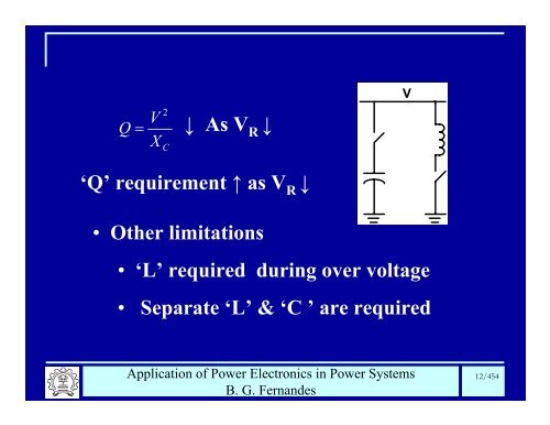 BG Fernandes Department of Electrical Engineering II T - Power ...