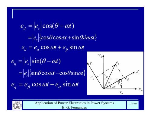 BG Fernandes Department of Electrical Engineering II T - Power ...