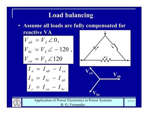 BG Fernandes Department of Electrical Engineering II T - Power ...