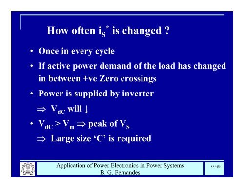 BG Fernandes Department of Electrical Engineering II T - Power ...