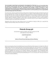 Download - Petards Group plc