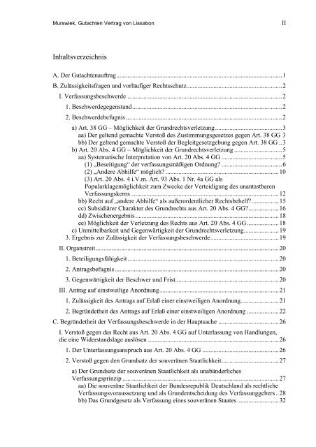 Der Vertrag von Lissabon und das Grundgesetz - Dr. Peter Gauweiler