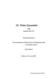 Zur Rede (PDF) - Dr. Peter Gauweiler