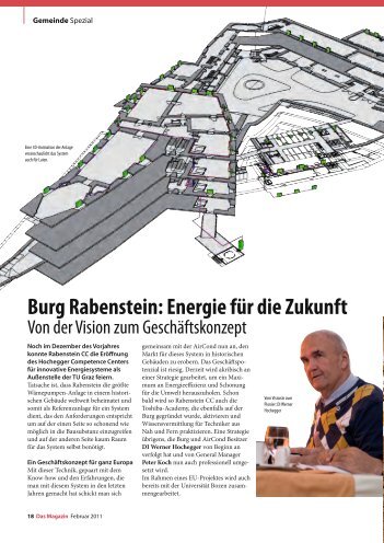 Burg Rabenstein: Energie fÃ¼r die Zukunft - Peter Koch Consulting