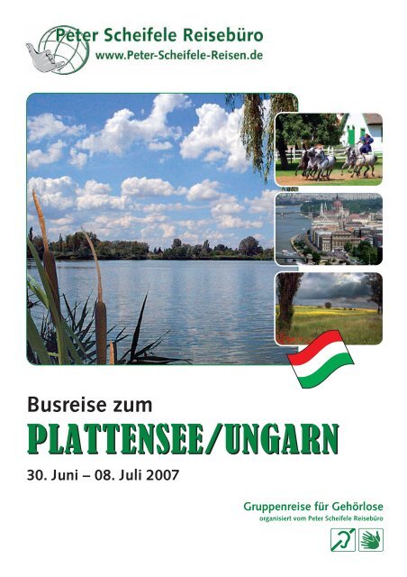 PLATTENSEE/UNGARN - Peter Scheifele Reisen Mainz