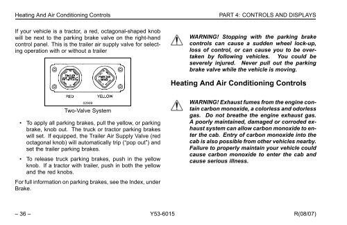 Peterbilt Model 320 Operator's Manual after 8-07 - Peterbilt Motors ...