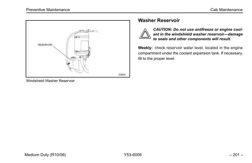 Peterbilt Medium Duty Trucks Operator's Manual after 1-07