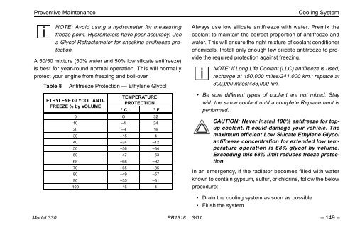 MODEL 330 OPERATOR'S MANUAL - Peterbilt Motors Company