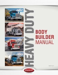 Heavy Duty Body Builder Manual - Peterbilt Motors Company