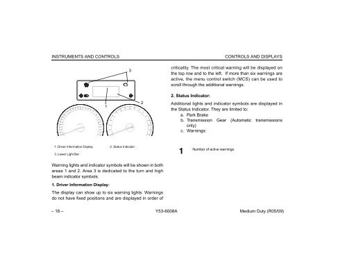 Medium Duty Operator's Manual - Peterbilt Motors Company