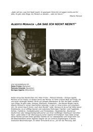 ALBERTO MORAVIA -„DA SAG ICH NICHT NEIN?!“ - Peter Fricke