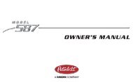 Peterbilt Model 587 Operator's Manual - Peterbilt Motors Company