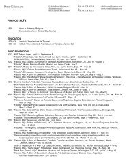 Download Artist Biography/Bibliography - Peter Kilchmann