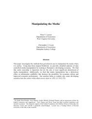 Manipulating the Media* - Peter Leeson