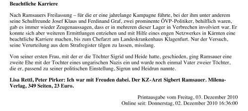 pdf | wiener zeitung - Peter Pirker \ Historiker \ Politikwissenschafter