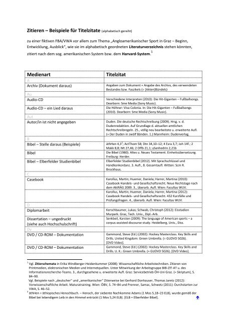 Apa 6 Diplomarbeit zitieren