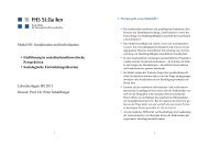 Modul B1 - Peter Schallberger