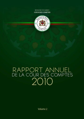 Rapport da la cour des comptes 2010 (Tome 2) - Transparency