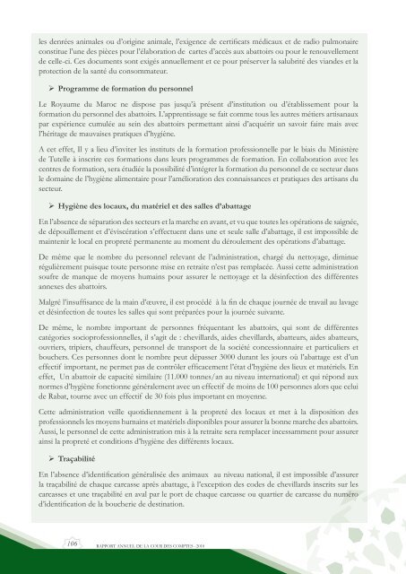 Rapport da la cour des comptes 2010 (Tome 2) - Transparency