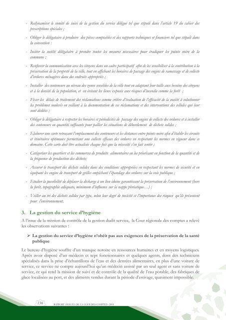 Rapport da la cour des comptes 2010 (Tome 2) - Transparency