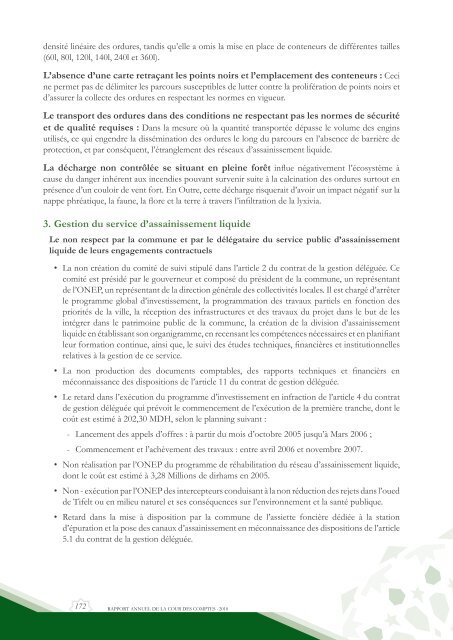 Rapport da la cour des comptes 2010 (Tome 2) - Transparency