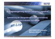 „Ertragssteigerung durch Category Logistics ... - PETonline