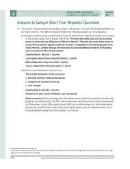 Answers to Sample Long Free-Response Questions