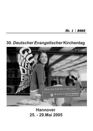 30. Deutscher Evangelischer Kirchentag Hannover 25. - 29.Mai 2005
