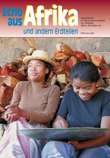 Nr. 9. November - bei den Missionsschwestern des hl. Petrus Claver