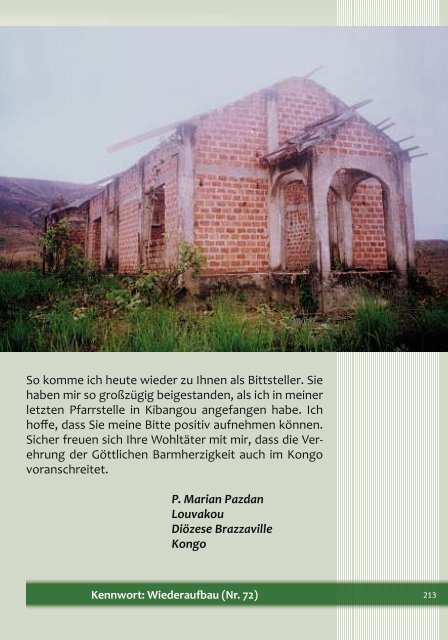 Nr. 9. November - bei den Missionsschwestern des hl. Petrus Claver