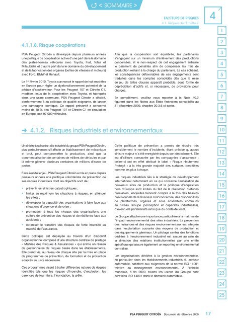 DOCUMENT DE RÃFÃRENCE - PEUGEOT Presse