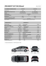 PEUGEOT 207 SW Diesel - PEUGEOT Presse